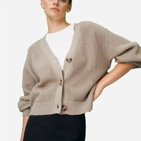 H&M Taupe Knit Cardigan - Picture 2 of 12